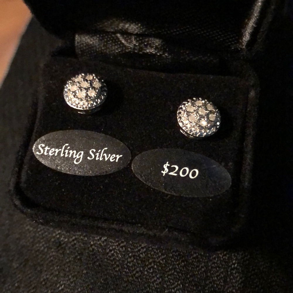 = BRAND NEW = STERLING SILVER Earrings $80 - Picture 3 of 4
